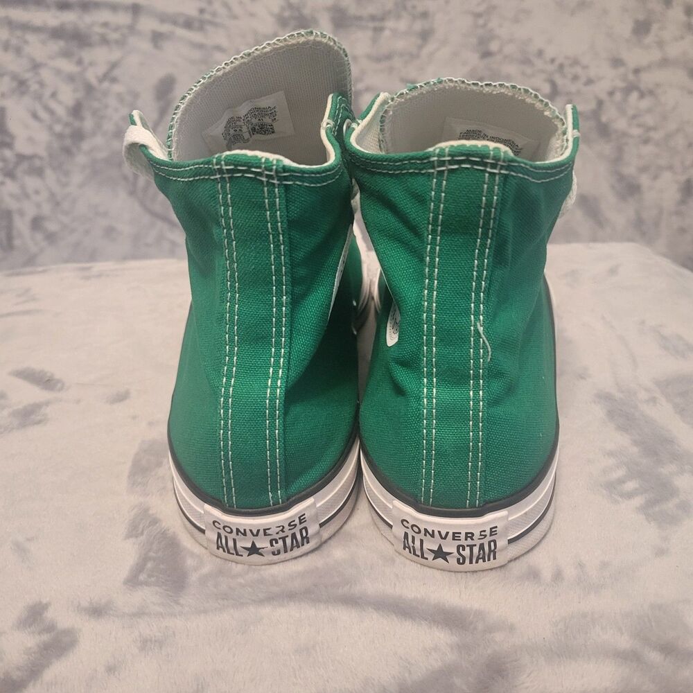 Converse All Star Chuck Taylor High Top Green Canvas Shoes Womens Size 9.5 - Picture 6 of 10